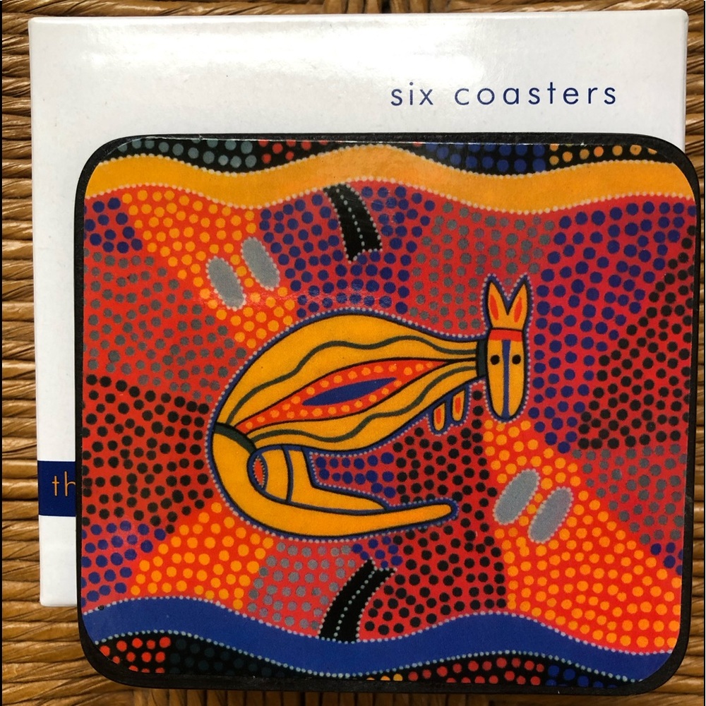 NIB Coasters Set of 6 The Australian Collection